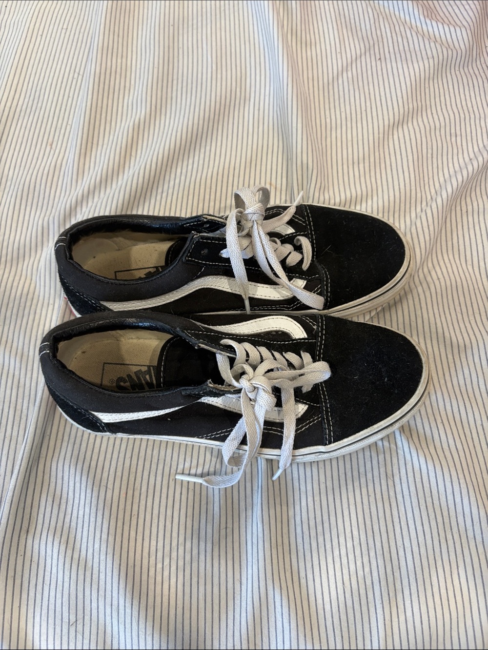 Vans Black and White Old Skool Sneakers